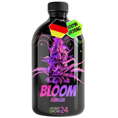 HOMEGROW24 Bloom Cannabis Dünger 500 ml – biologischer Blütendünger für maximale Erträge, starke Blüten, Made in Germany