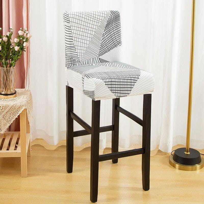 Housse chaise de bar