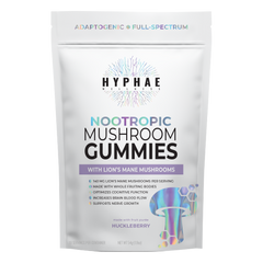 Lion's Mane Mushroom Infused Gummies 10 serving - Huckleberry