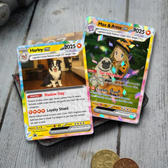 Custom Pet PKM Card, Pet as a PKM Card, Turn your pet into a PKM, Dog Portrait, Pet Lover Gift, Pet memorial, Dog Gift, Cat Gift