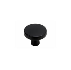 1-1/4 Inch Matte Black Kitchen Cabinet Knobs,Solid Dresser Knobs Drawer Knobs for Cupboard Drawer Pulls