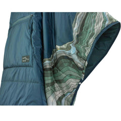 Therm-A-Rest Honcho Poncho (Topo Wave Print) sleeve