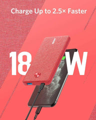 Anker PowerCore III Sense 10K PD - Pink Fabric - Anker Kuwait