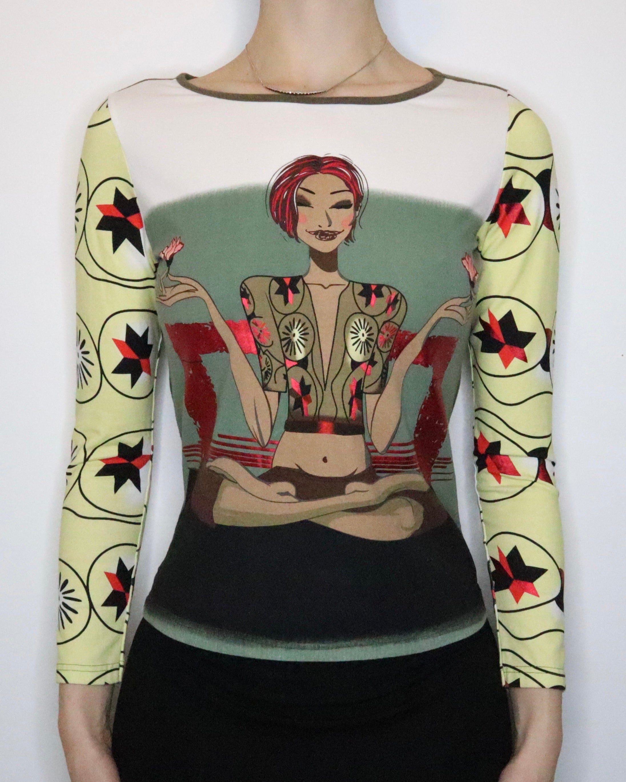 Custo Barcelona Long Sleeve Top (S-M)