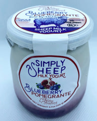Case of 6; Glass jar sheep’s milk yogurt 4.7oz 1 flavor per case