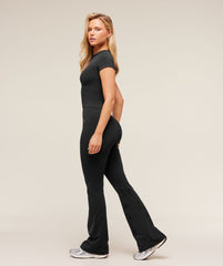 Gymshark Soft Sculpt Flared Leggings - Black