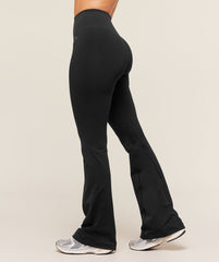 Gymshark Soft Sculpt Flared Leggings - Black