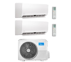 midea climatizzatore condizionatore midea dual split inverter serie xtreme pro green 900012000 btu con m2oh 14hfn8 q 912 wi fi integrato