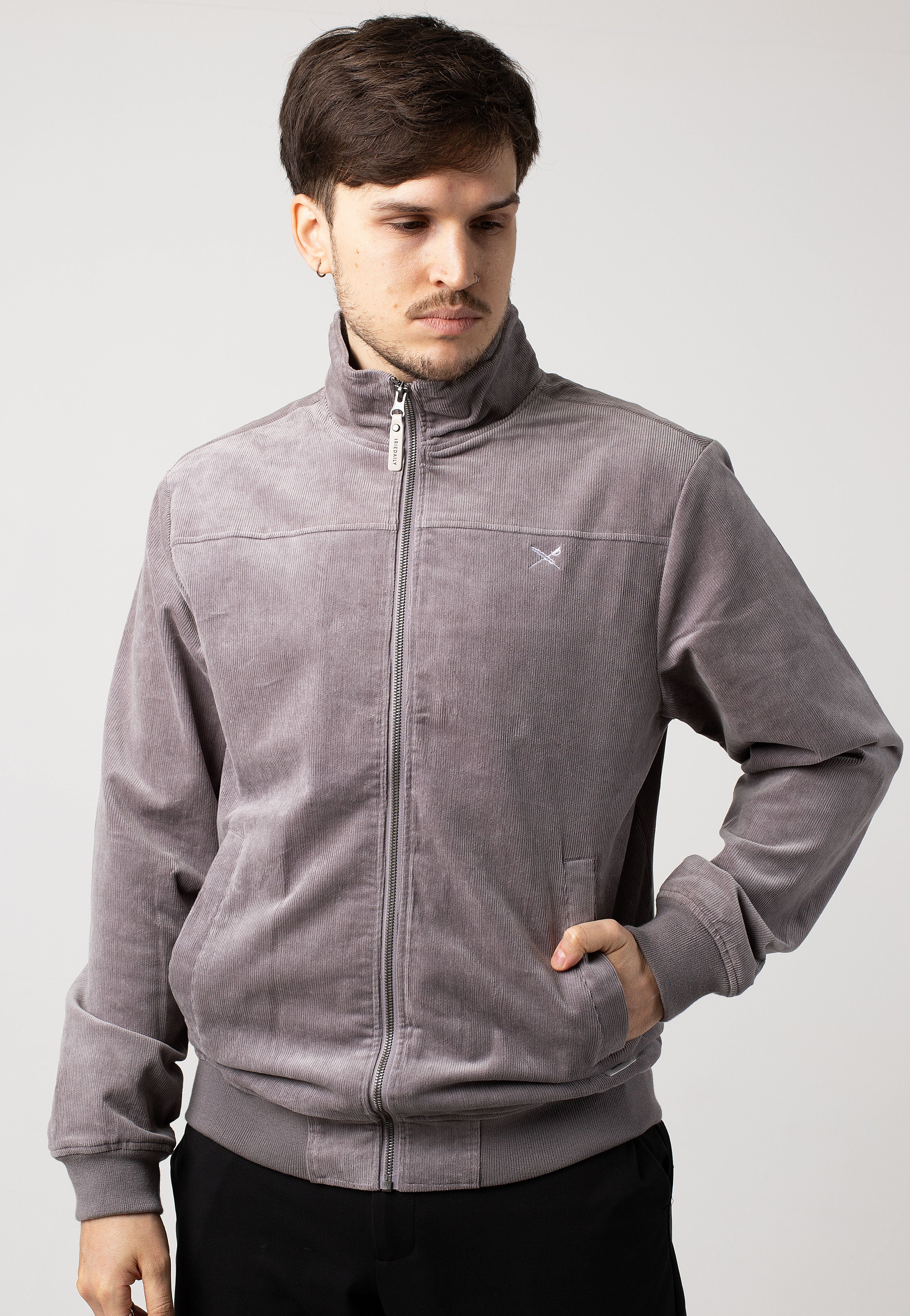 Iriedaily - Gse Cord Charcoal - Jacket | Men-Image