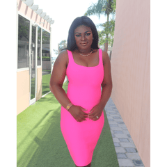 GIGI Pink Bandage Dress - IvyEkongFashion
