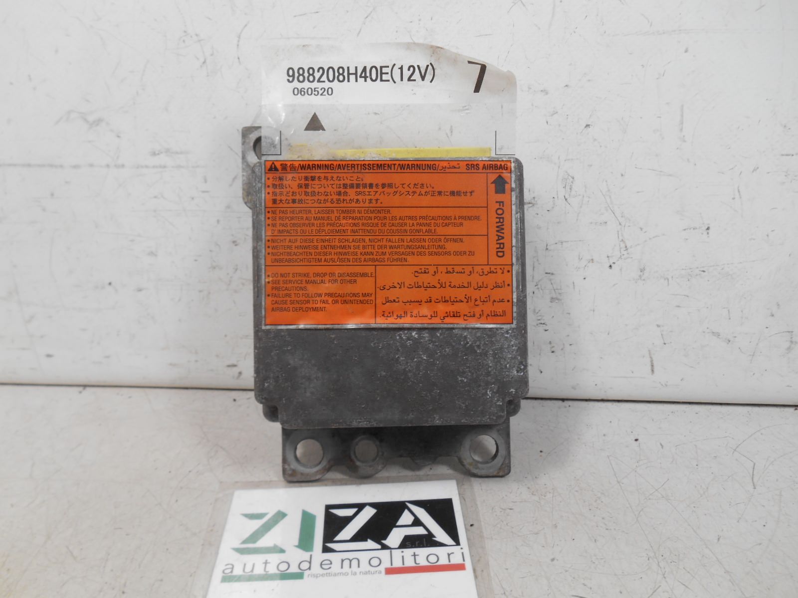 Centralina Airbag Nissan X-Trail T30 2006 988208H40E NO CRASH
