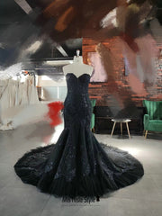 black wedding dress