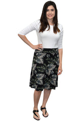 Knee Length A-Line Skirt for Women