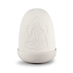 Lladro Lighting Lord Ganesha & Goddess Lakshmi Dome lamp
