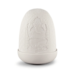 Lladro Lighting Lord Ganesha & Goddess Lakshmi Dome lamp