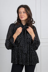 Louka Blouse Noir | Skjorter og bluser | Smuk - Dameklær på nett