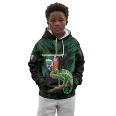 Reunion Island Kid Hoodie Furcifer Pardalis