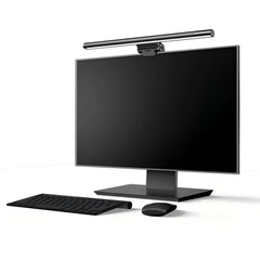LUXBright™ LED Monitorlampe Pro – Touchstyrt Skrivebordslampe i Aluminium - Homy