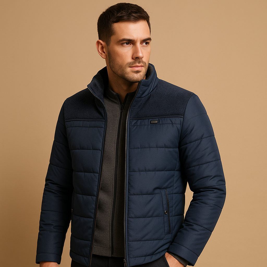 Veste col montant pour homme | chaud