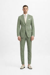 Men Light Green Suit