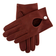 Men's Heritage Leather Driving Gloves in English Tan