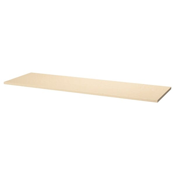 Ikea MITTZON - Supplementary top, birch veneer, 160x48 cm