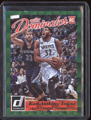 Karl-Anthony Towns 2015-16 Panini Donruss 8 Elite Dominator Rookies RC 193/999
