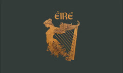Ireland Original 1700s Green Harp erie Irish Flag 3x5 Cotton Custom Made