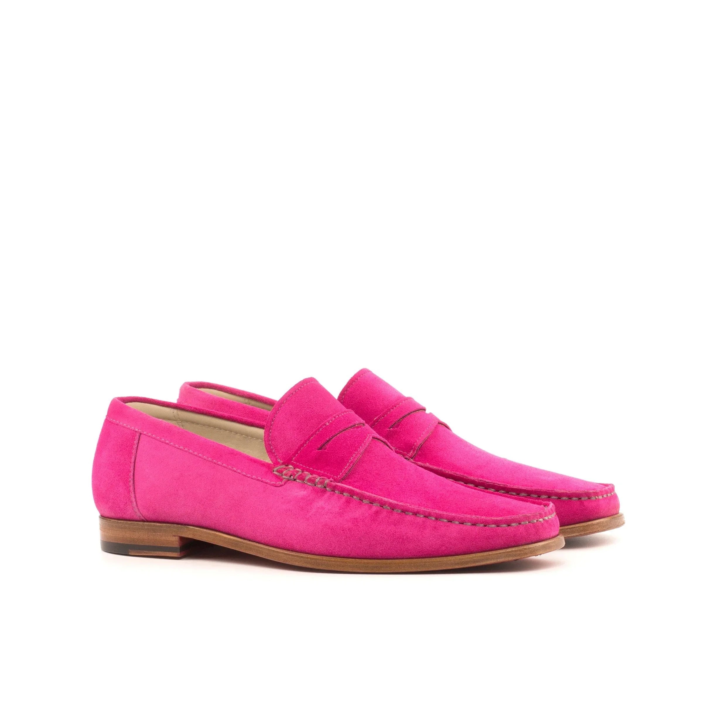 MORGAN MOCCASIN PINK SUEDE - Moccasin Loafers