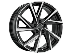 MSW 80-5 18x8" 5x112 ET40, Gloss Black, Machined Spokes