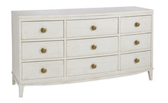 Nine Drawer Dresser with Brass Hardware - Dressers & Armoires - The Well Appointed House