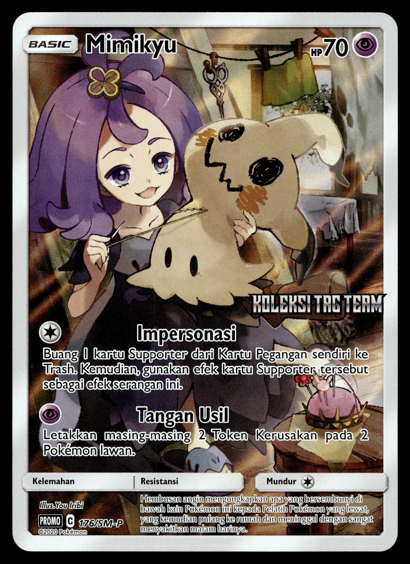Mimikyu - 176/SM-P - PSA NM - Indonesian - CHR - Promo - Pokemon - A1-12