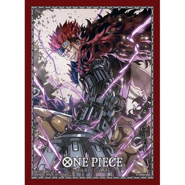 Official Card Sleeves 9 Eustass Kid - ONE PIECE Card Game - Authentic Japanese TOEI ANIMATION TCG Sleeves
