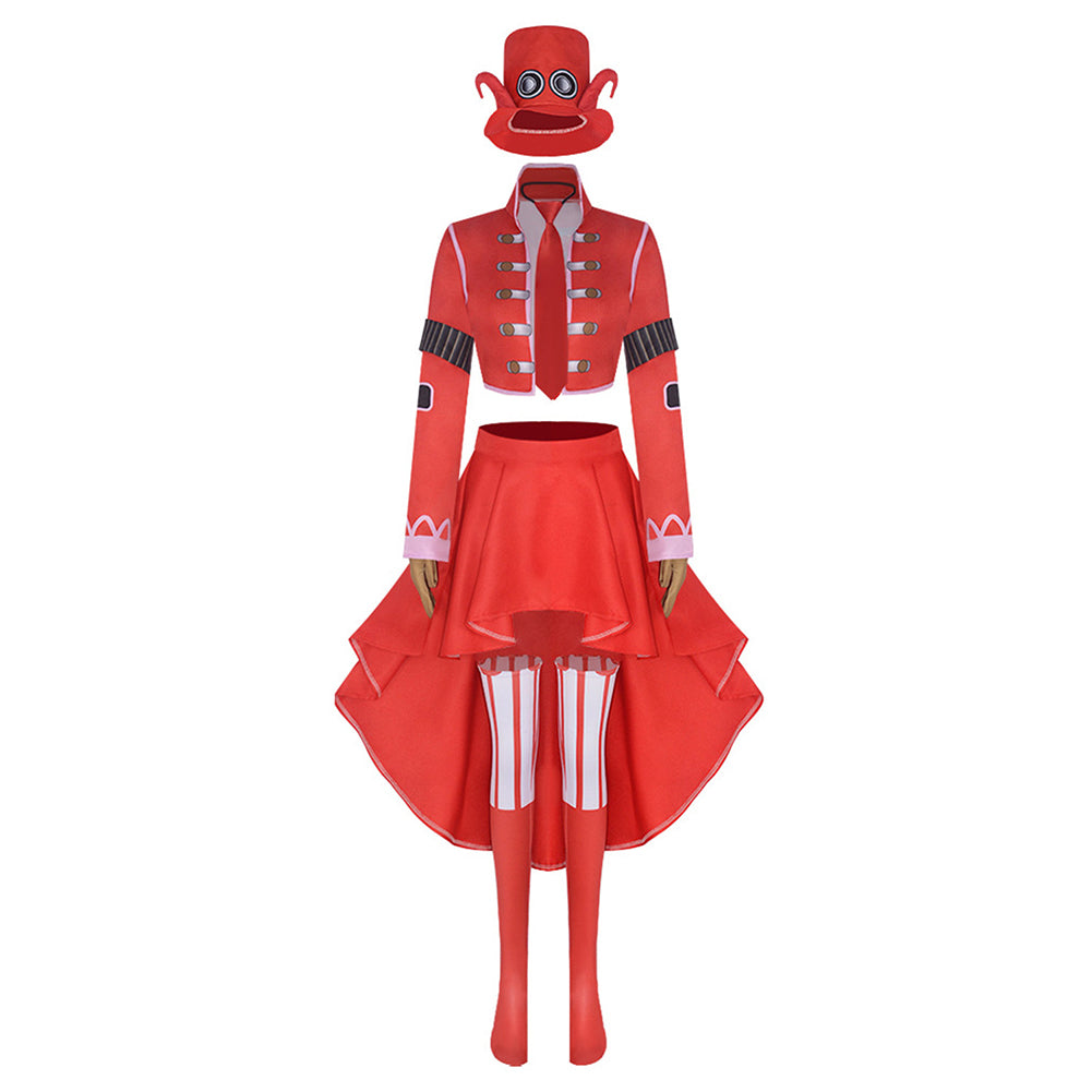 One Piece Belo Betty Anime Character Red Dress Cosplay Costume Outfits Halloween Carnival Suit