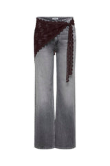 Only - Onlsof Lace Scarf - 5183490 Seal Brown