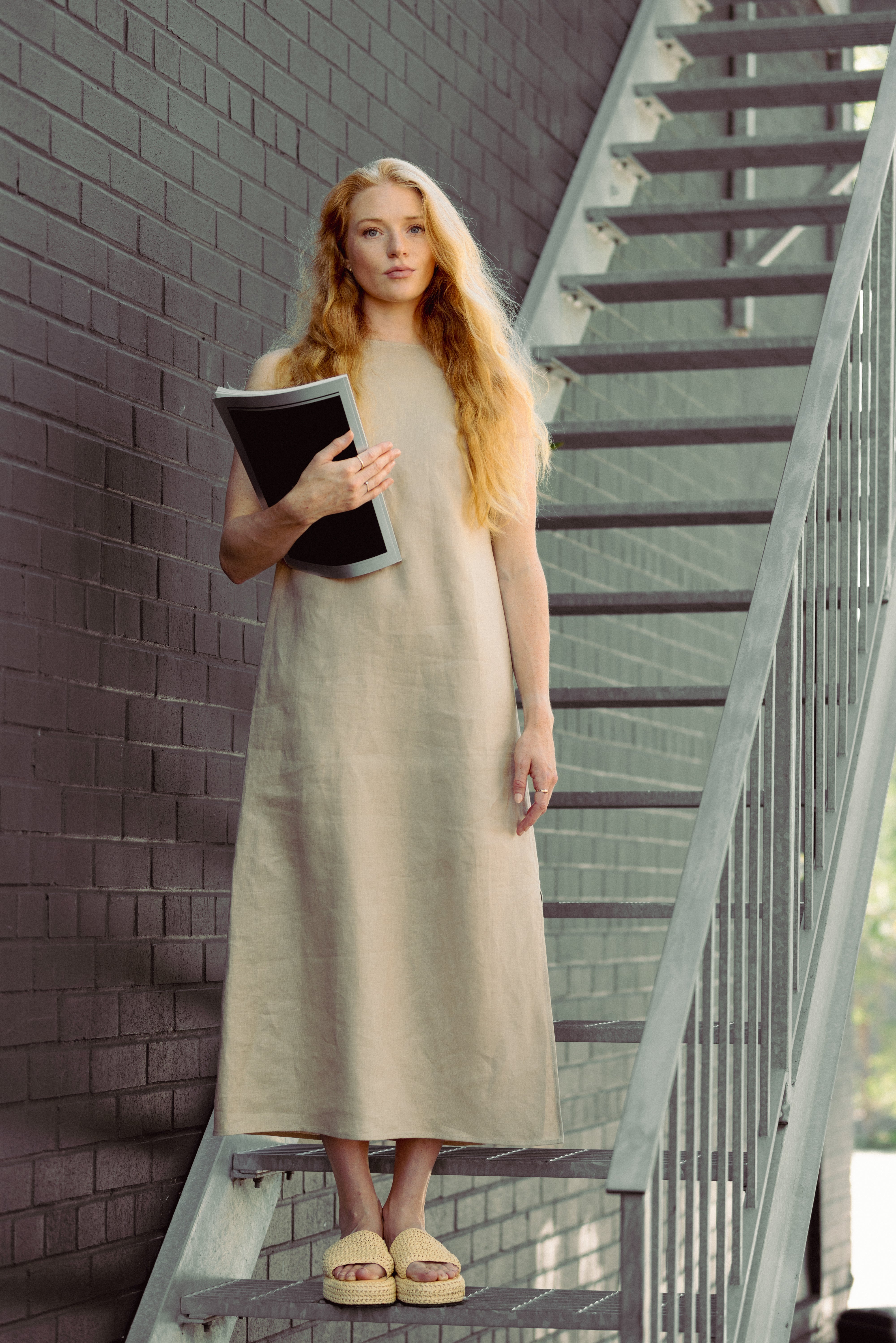 Linen sleeveless Dress