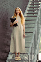 Linen sleeveless Dress
