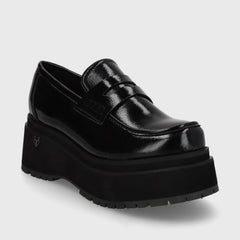 Zapato Plataforma Negro Mujer 15098