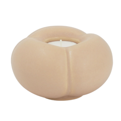 Värmeljusstake FRÖHUS RUND, soft blush