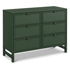 M24926FRGR,DaVinci,Margot 6-Drawer Dresser in Forest Green
