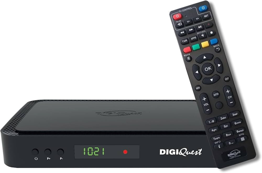 DIGIQUEST Decoder Combo 4K UHD Q99 Tivùsat DVB-S2/T2 HEVC Main 10 con Smartcard e Telecomando 2in1