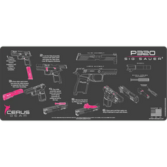 ProMat - Sig Sauer® P320 Instructional Gun Mat - Cerus Gear