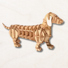 Puzzle animaux en bois : chien EcoCraft