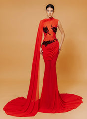 RED MAJESTY DRESS - KUJTA & MERI - Haute Couture Gown - KUJTA & MERI