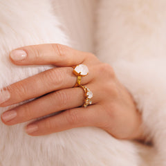 Stardust Ring / Electric White Combo
