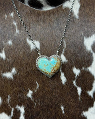 16" #8 Mine Heart Necklace *Native