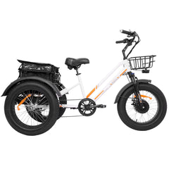 ZEUS Fat Tire Electric Trike | Bafang Motor | Front & Rear Basket