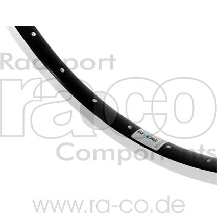 Ryde Andra 30 Rim | 28 "| E.T.R.T.O. 622-19C | CLINCHER RIM | 32 HOLE | SVART - ebiketech