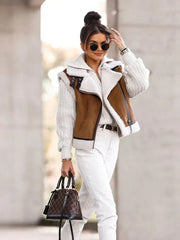 Rosie | Gilet zippe asymétrique for women