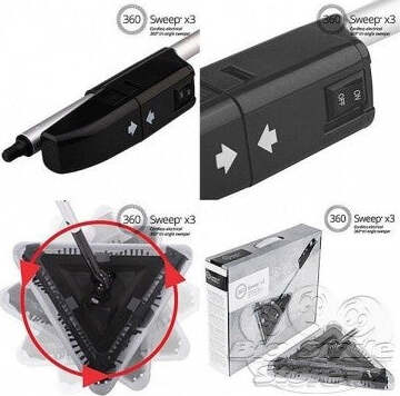 Scopa Rotante Triangolo Elettrica Aspirapolvere Ricaricabile Sweep X3 Senza Fili Casa e cucina/Aspirapolvere e pulizia di pavimenti e finestre/Aspirapolvere/Scope elettriche Trade Shop italia - Napoli, Commerciovirtuoso.it